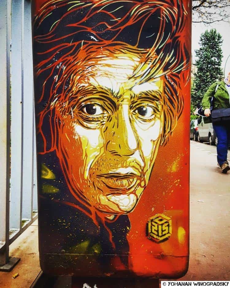 street art par c215 à vincennes pour festival america